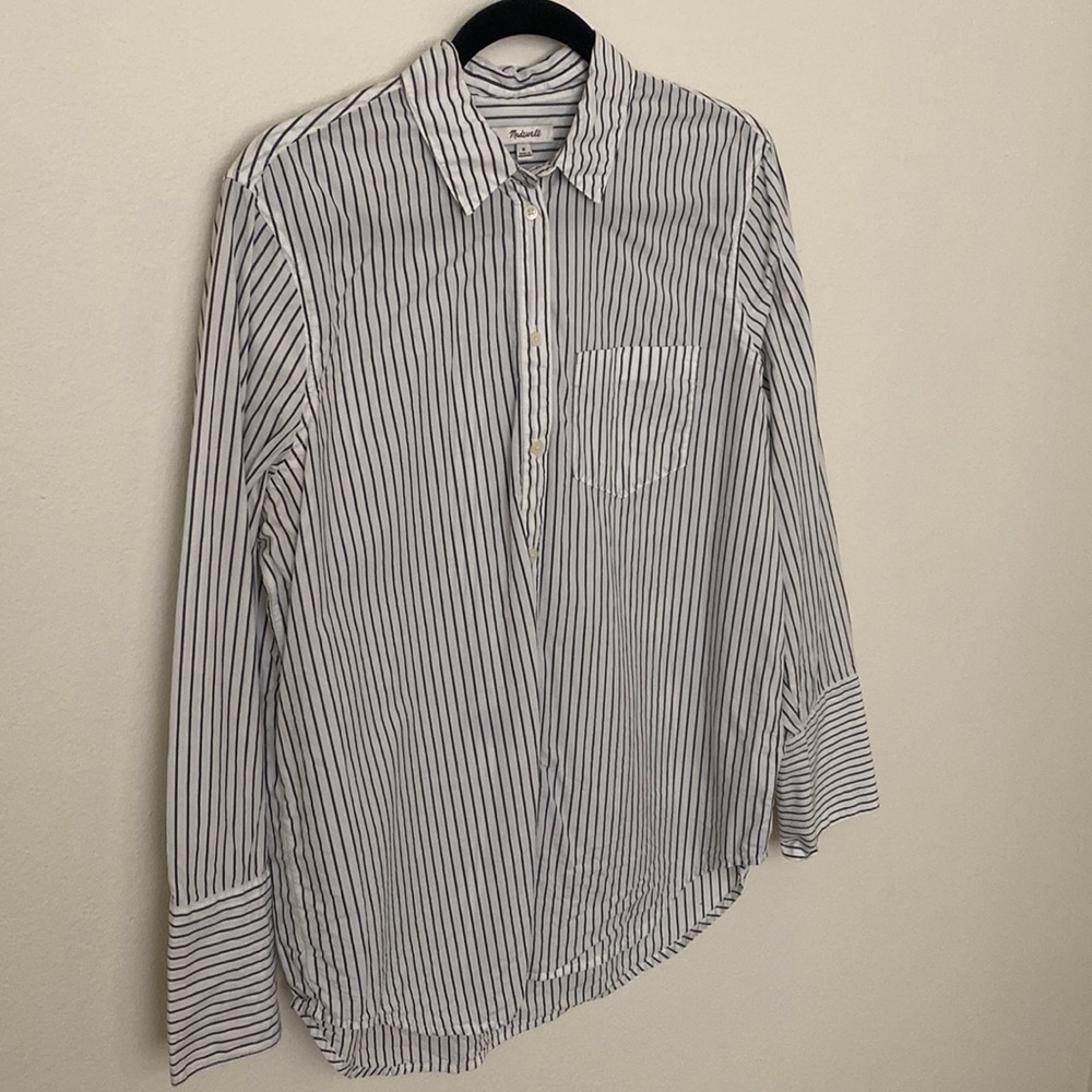 Madewell long sleeve button up shirt